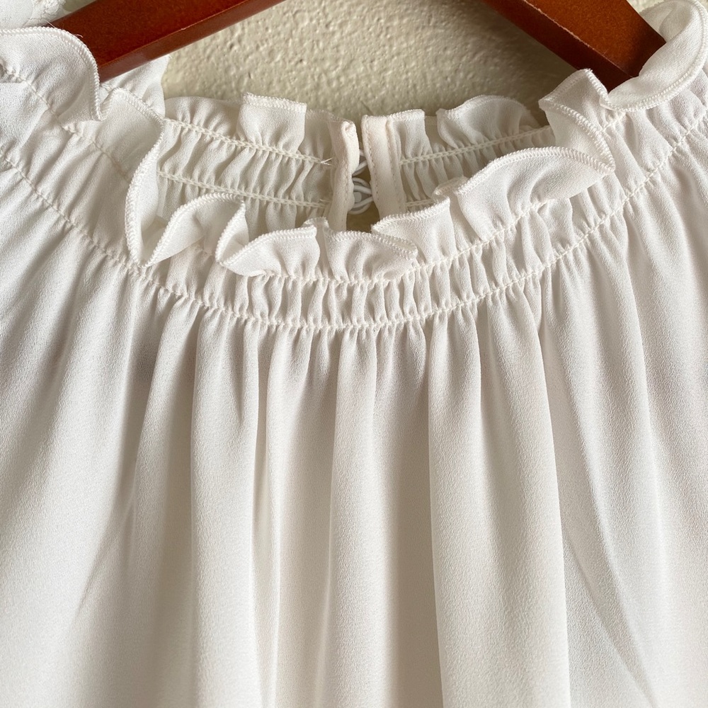 Plain White Blouse
